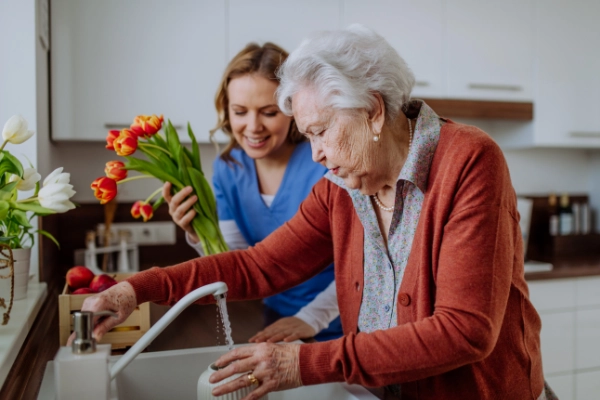 Hauswirtschaftliche Versorgung für Seniorinnen im eigenen Zuhause